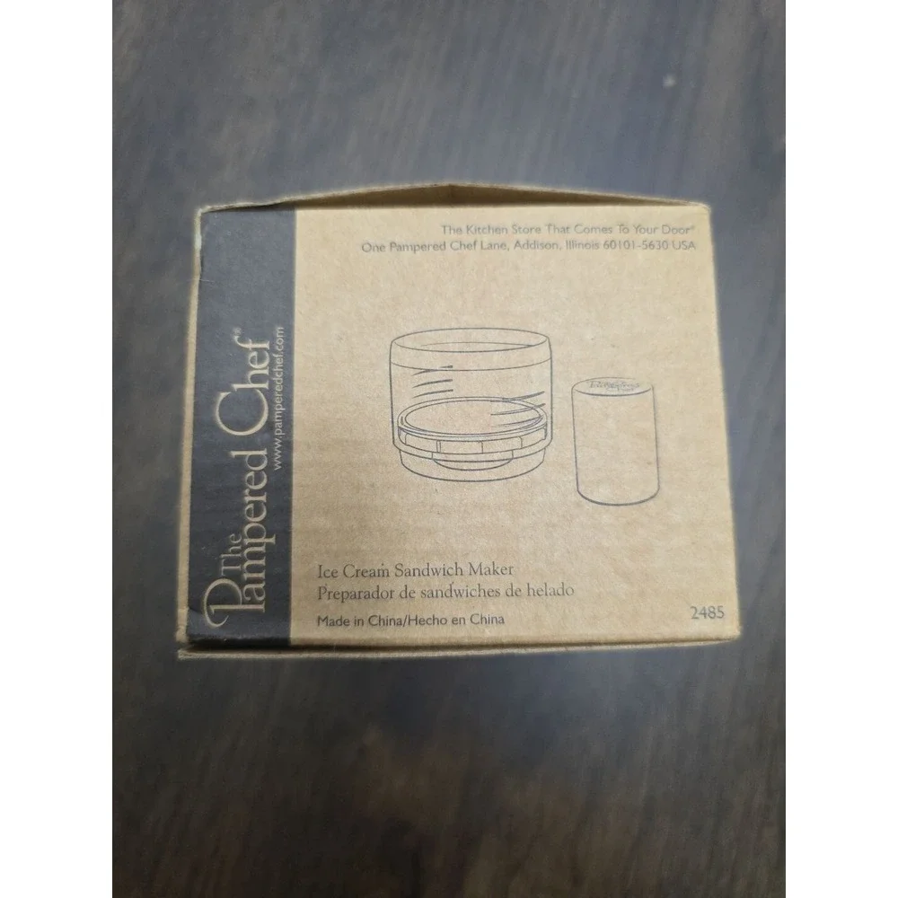 Pampered Chef Ice Cream‎ Sandwich Maker Burger Patty Mold Press #2485 New B3